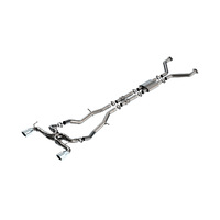 2.5in Atak Cat Back Exhaust 4.5in Tip - Stainless Steel (Nissan Z 23-24)