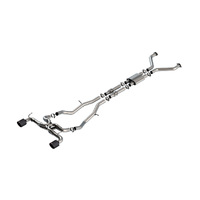 2.5in Atak Cat Back Exhaust 4.5in Tip - Carbon Fiber Black Anodized (Nissan Z 23-24)