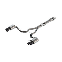 3 in Atak Cat-Back Non-Active Exhaust- Carbon Fiber Quad Tip (Mustang GT 24)