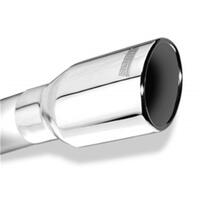 Polished Tip Single Round Rolled Angle-Cut w/Clamp