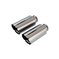 5in. Stainless Brushed Optional Tips - 304SS (Ram 1500 21-24)