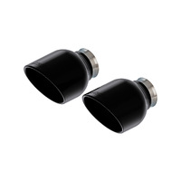 SS Tips 5in Outlet - Black Chrome (Charger 15-24/300C 23)