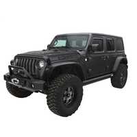 Flat Style Fender Flares 4pc (Wrangler 18+)