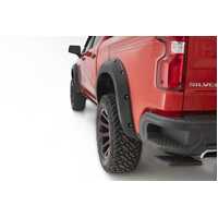 Pocket Style Fender Flares Black 4pc (Sierra 1500 19-22)