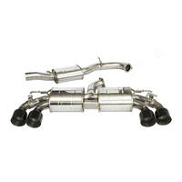 R400 Valved Cat Back Exhaust w/Oval Black Tips (Golf R 13-17)