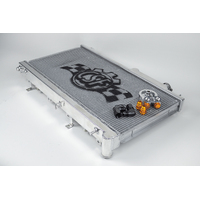 "O" Series Aluminium Radiator w/Integrated Oil Cooler (WRX 08-14/STI 08-21)