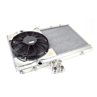 1-Row 31mm Ultra High Performance Aluminium Radiator w/12" Fan & Shroud (Evo 7-9 01-07)