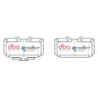 DBA DB1170SS Street Series Brake Pad Set