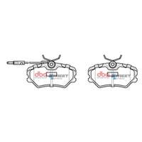 DBA DB1258SS Street Series Brake Pad Set