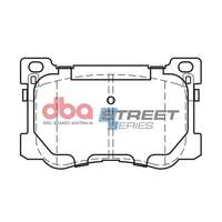 DBA DB15021SS Street Series Brake Pad Set