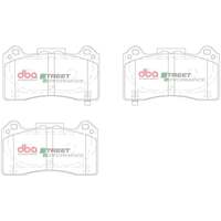 DBA DB15025SP Street Performance Brake Pad Set