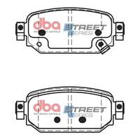 DBA DB15045SS Street Series Brake Pad Set