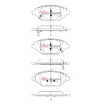 DBA DB15140SS Street Series Brake Pad Set