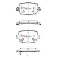 DBA DB15161SSEV SSEV Street Series Brake Pad Set