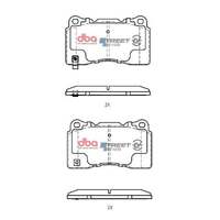 DBA DB1678SSEV SSEV Street Series Brake Pad Set