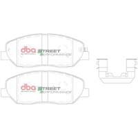 DBA DB2034SP Street Performance Brake Pad Set