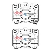 DBA DB442SS Street Series Brake Pad Set