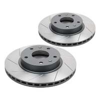 DBA DBA2462S Street Series T2 Slotted Brake Disc Rotor Pair 298mm