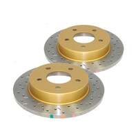 DBA DBA4047XS 4000 Series Cross-Drilled & Slotted Brake Disc Rotor Pair 280mm