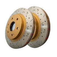 DBA DBA42010XS 4000 Series Cross-Drilled & Slotted Brake Disc Rotor Pair 330mm