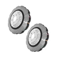 DBA DBA42066XD 4000 Series Cross-Drilled & Dimpled Brake Disc Rotor Pair 367mm