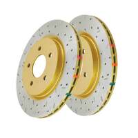 DBA DBA42114XS 4000 Series Cross-Drilled & Slotted Brake Disc Rotor Pair 300mm