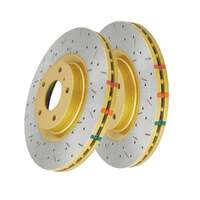 DBA DBA42308XS 4000 Series Cross-Drilled & Slotted Brake Disc Rotor Pair 320mm