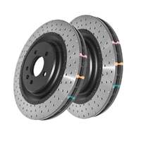 DBA DBA42363XD 4000 Series Cross-Drilled & Dimpled Brake Disc Rotor Pair