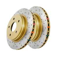 DBA DBA42442XS 4000 Series Cross-Drilled & Slotted Brake Disc Rotor Pair 336mm