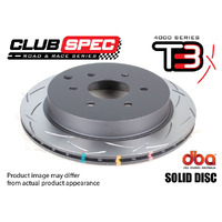 DBA CLUBSPEC ROAD & RACE BRAKE ROTOR 4000 T3 SLOT