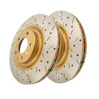 DBA DBA42550XS 4000 Series Cross-Drilled & Slotted Brake Disc Rotor Pair 323mm