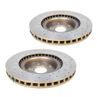 DBA DBA42604XD 4000 Series Cross-Drilled & Dimpled Brake Disc Rotor Pair 355mm