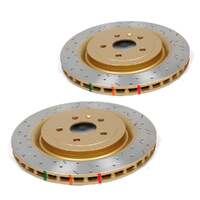 DBA DBA42605XD 4000 Series Cross-Drilled & Dimpled Brake Disc Rotor Pair 365mm