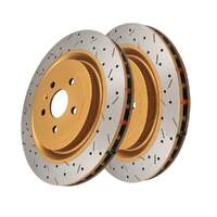 DBA DBA42605XS 4000 Series Cross-Drilled & Slotted Brake Disc Rotor Pair 365mm