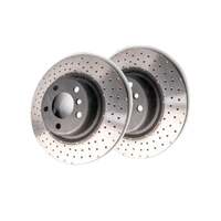 DBA DBA42677XD 4000 Series Cross-Drilled & Dimpled Brake Disc Rotor Pair