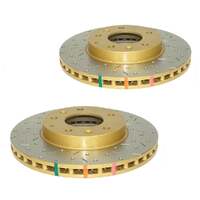 DBA DBA42950XS 4000 Series Cross-Drilled & Slotted Brake Disc Rotor Pair 274mm