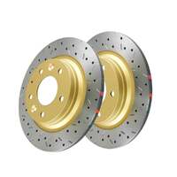 DBA DBA42951XS 4000 Series Cross-Drilled & Slotted Brake Disc Rotor Pair 280mm