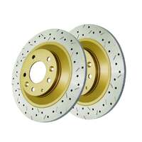 DBA DBA42961XS 4000 Series Cross-Drilled & Slotted Brake Disc Rotor Pair 314mm