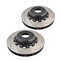 DBA DBA52030BLKS 5000 Series T3 Slotted Brake Disc Rotor Pair Black Hat 365mm