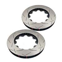 DBA DBA52073.1XS 5000 Series Cross-Drilled & Slotted Brake Disc Floating Rotor Pair 355mm