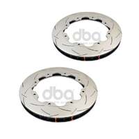 DBA DBA52323.1XS 5000 Series Cross-Drilled & Slotted Brake Disc Floating Rotor Pair 380mm