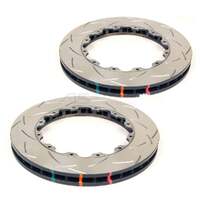 DBA DBA52358.1S 5000 Series T3 Slotted Brake Disc Floating Rotor Pair 296mm