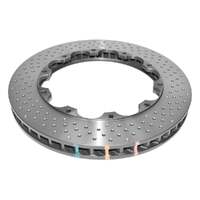 DBA DBA52923.1RXD 5000 Series Cross-Drilled & Dimpled Brake Disc Floating Rotor Single Right