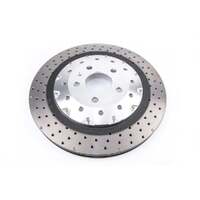 DBA DBA53001.1XD 5000 Series Cross-Drilled & Dimpled Brake Disc Floating Rotor Pair 356mm