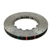 DBA DBA5654.1XS 5000 Series Cross-Drilled & Slotted Brake Disc Floating Rotor Pair 326mm