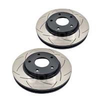 DBA DBA573X Street Series X Gold Cross-Drilled Brake Disc Rotor Pair 280mm