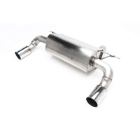 Free Flow Axle-Back Exhaust - 2012-2016 BMW 335i/435i Stainless Steel - Polished Tips - F30/F32