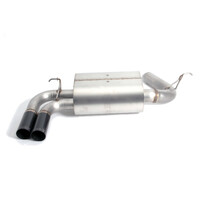 Free Flow Axle-Back Exhaust - 2012-2016 BMW 328i/428i Stainless Steel - Black Tips - F30/F31/F32/F33