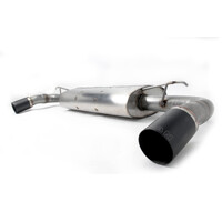 Free Flow Axle-Back Exhaust - 2015-2019 BMW X5M/X6M Stainless Steel - Black Tips - F85/F86