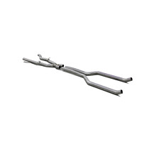 High Flow Middle Exhaust - 2018-2023 BMW M550i xDrive Stainless Steel - 3" - G30